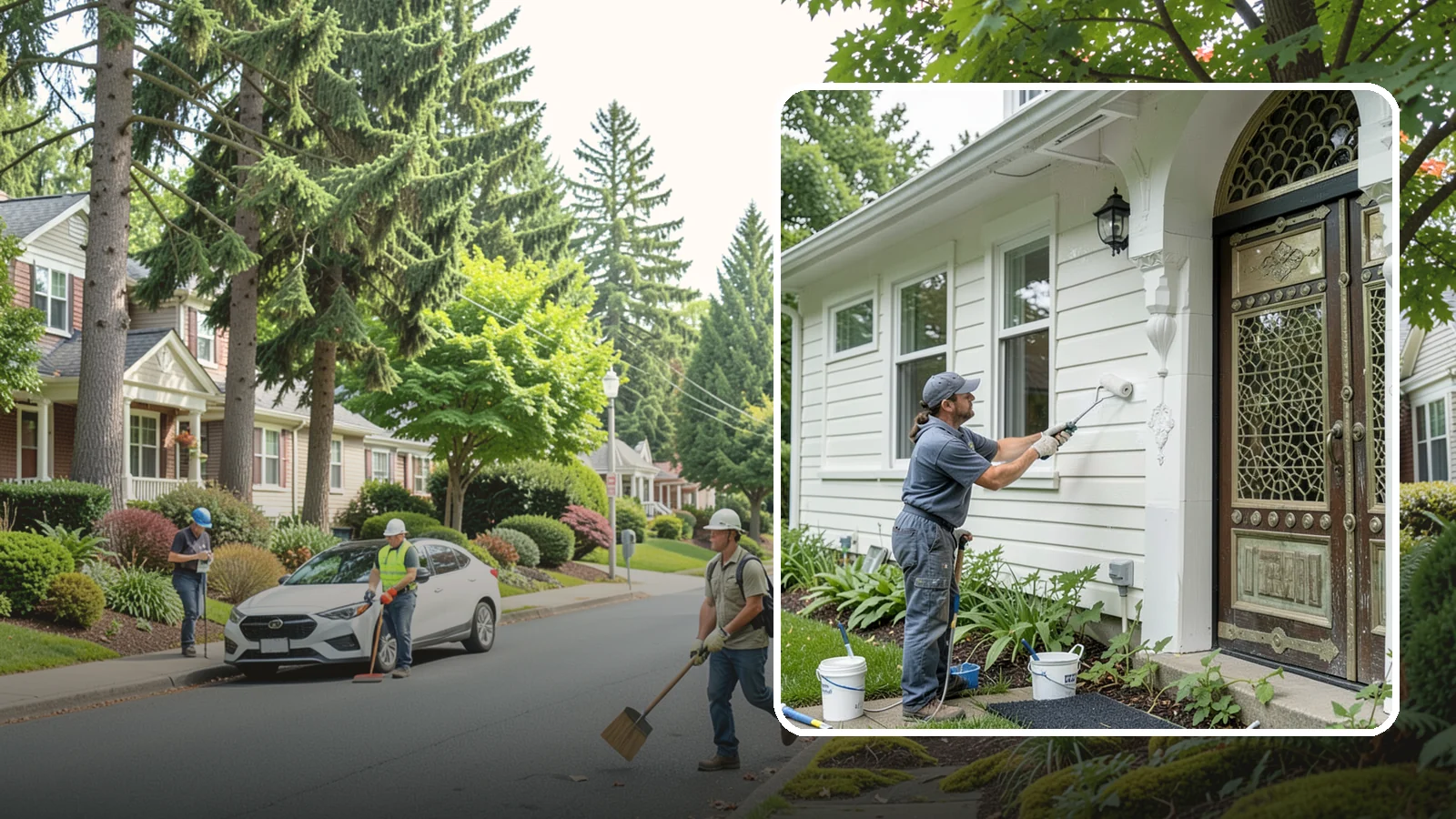 Exterior Painting in Beaux Arts Village, King County, WA - Exterior painting protects and renews your home's siding, trim, and eaves against the wet Western Washington climate.