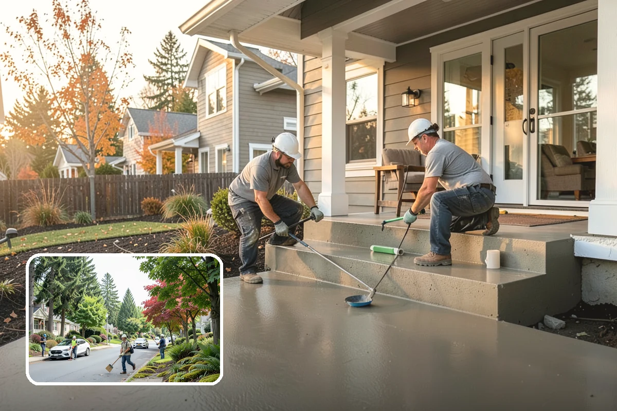Exterior Painting in Beaux Arts Village, King County, WA - Weather-rated acrylic coatings formulated for high-moisture exposure