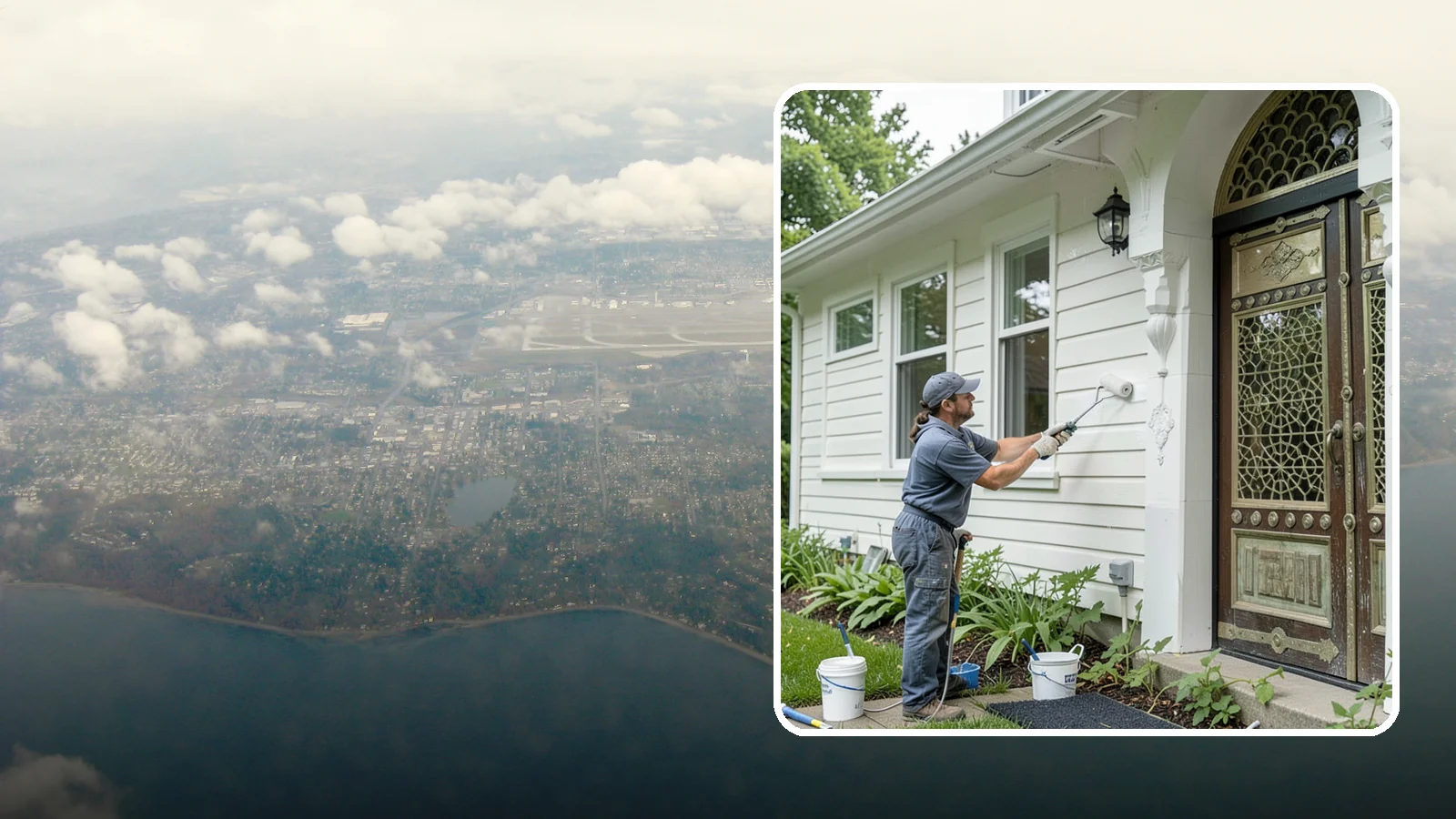 Exterior Painting in Burien, King County, WA - Exterior painting protects and renews your home's siding, trim, and eaves against the wet Western Washington climate.