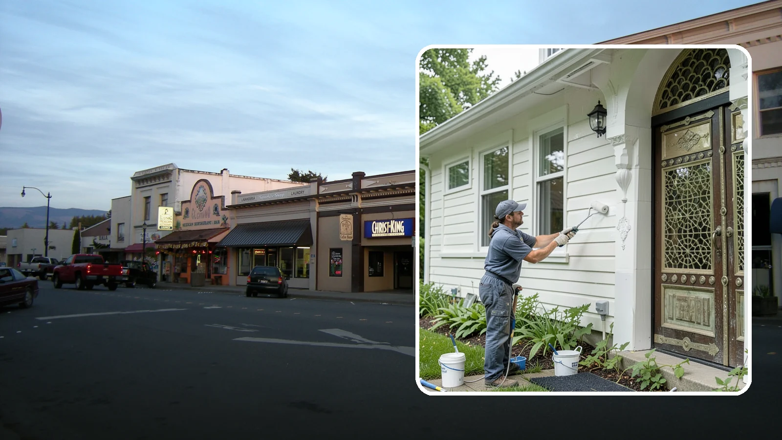 Exterior Painting in Burlington, Skagit County, WA - Exterior painting protects and renews your home's siding, trim, and eaves against the wet Western Washington climate.