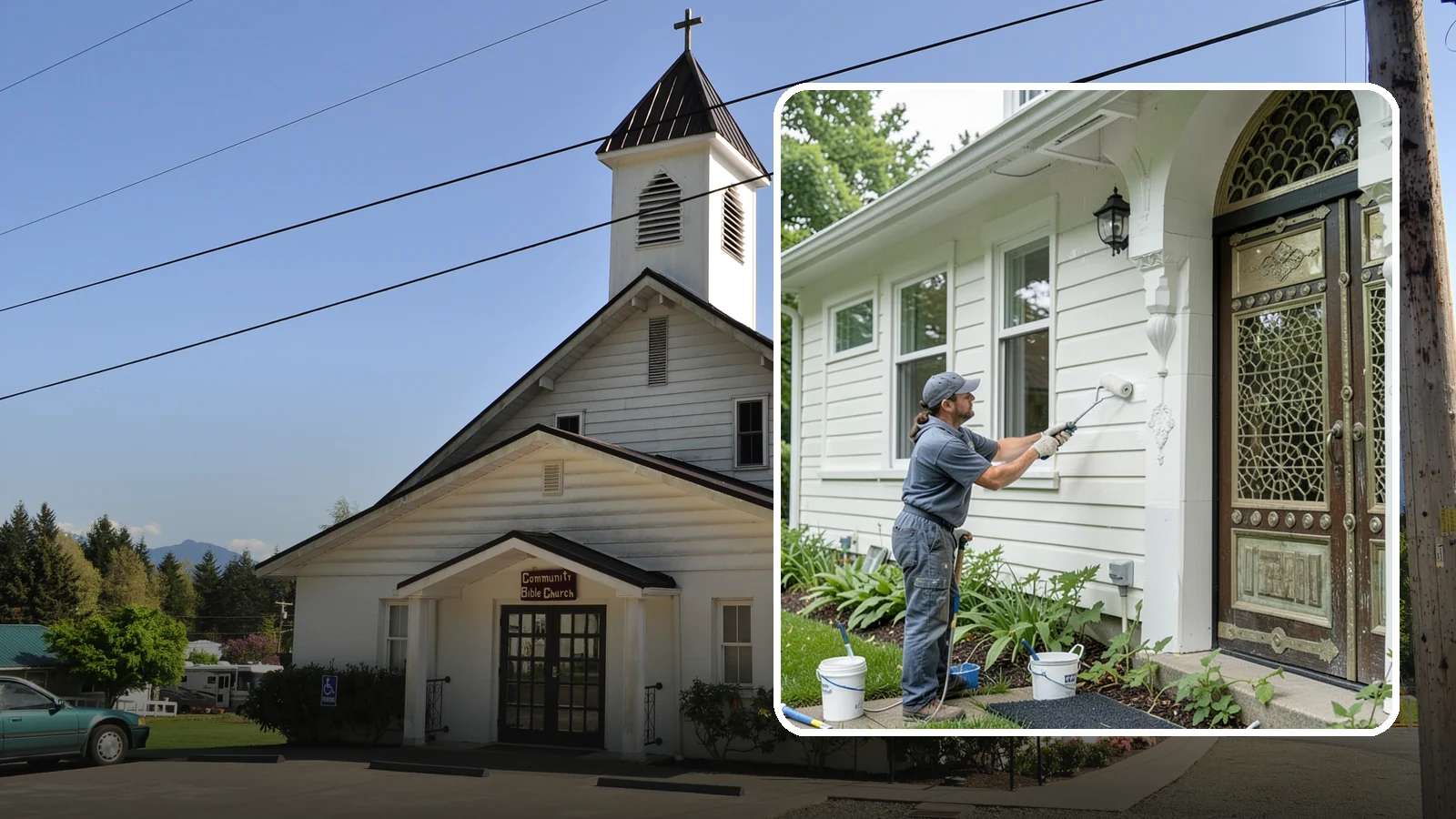 Exterior Painting in Concrete, Skagit County, WA - Exterior painting protects and renews your home's siding, trim, and eaves against the wet Western Washington climate.