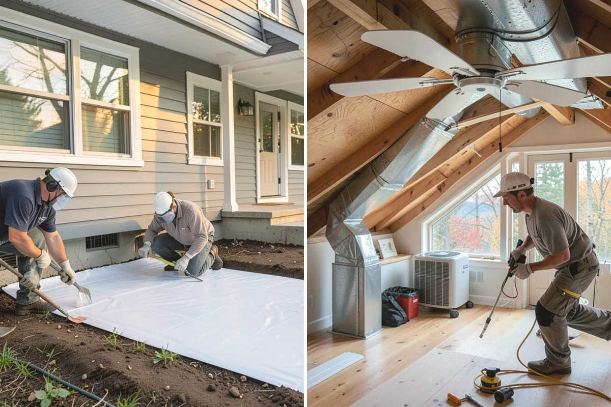 Exterior Painting in Covington, King County, WA - Pressure wash siding, trim, and soffits to remove dirt, mildew, and chalking