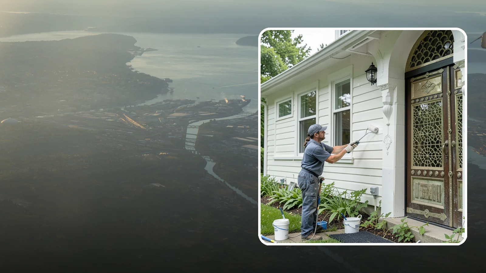 Exterior Painting in Fife, Pierce County, WA - Exterior painting protects and renews your home's siding, trim, and eaves against the wet Western Washington climate.
