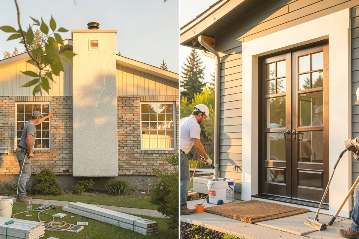 Exterior Painting in Index, Snohomish County, WA - Pressure wash siding, trim, and soffits to remove dirt, mildew, and chalking