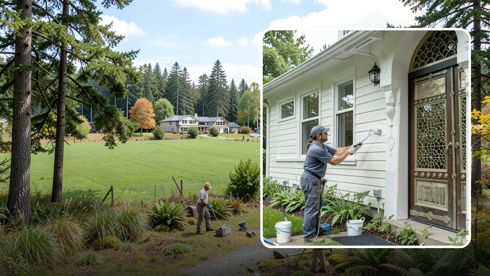 Exterior Painting in Lyman, Skagit County, WA - Exterior painting protects and renews your home's siding, trim, and eaves against the wet Western Washington climate.