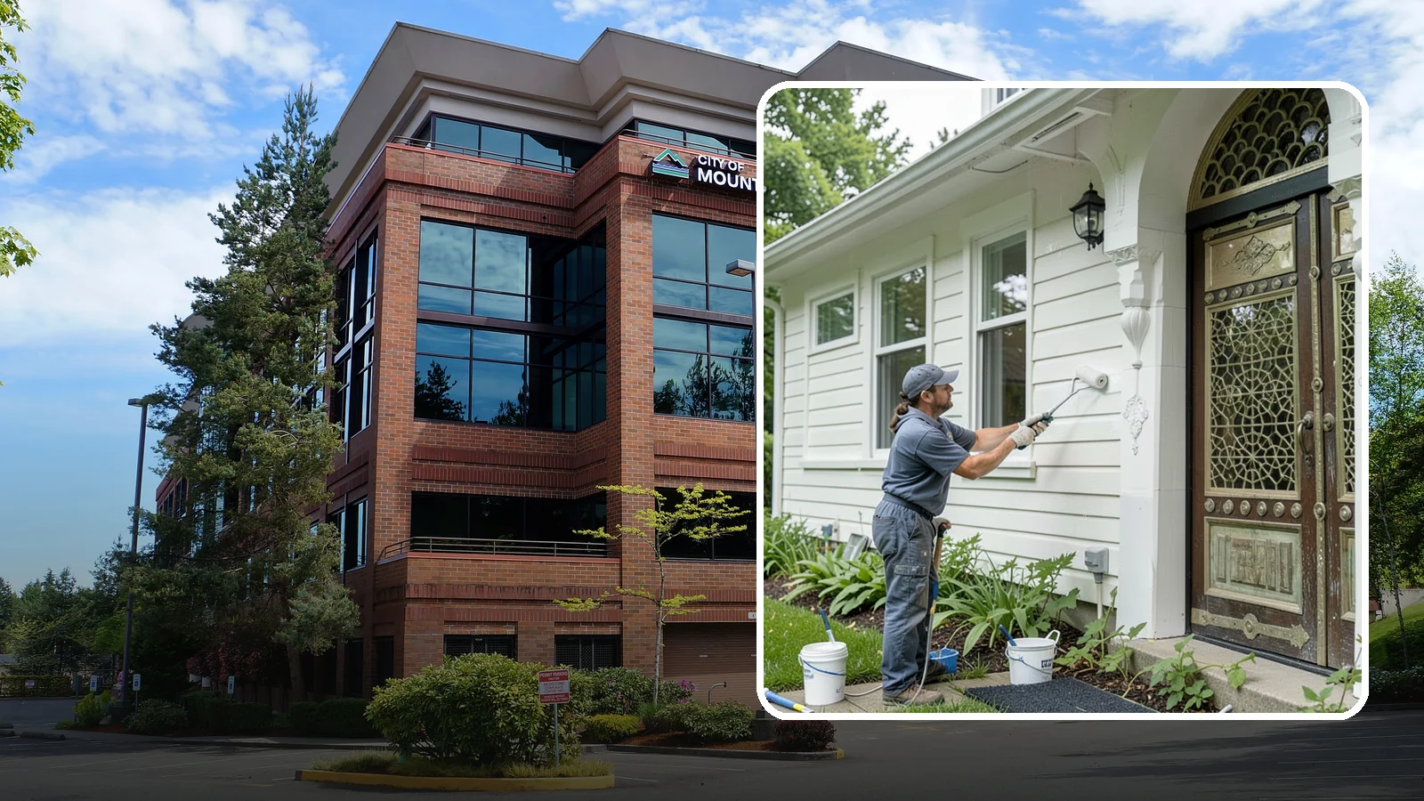 Exterior Painting in Mountlake Terrace, Snohomish County, WA - Exterior painting protects and renews your home's siding, trim, and eaves against the wet Western Washington climate.