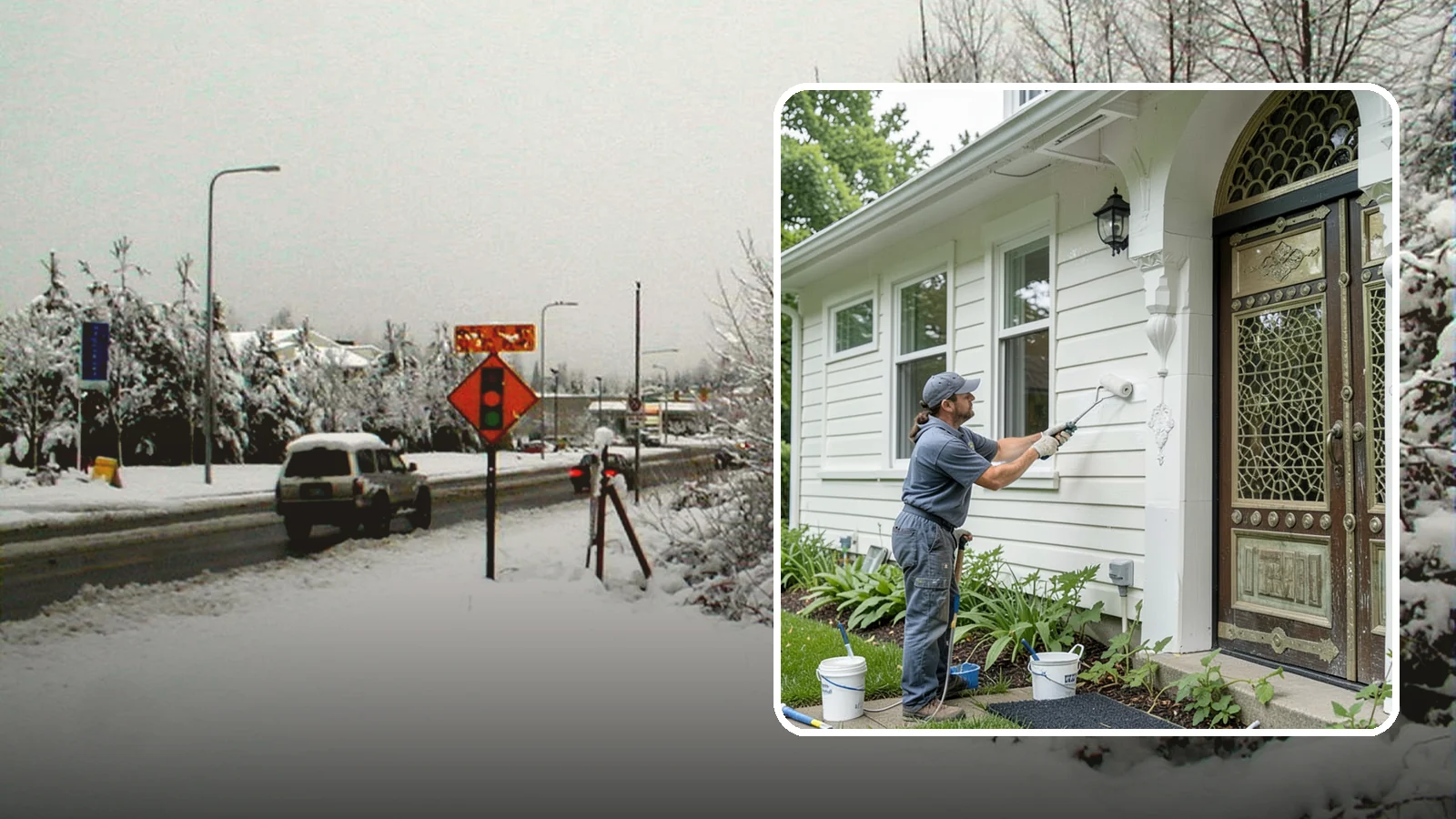 Exterior Painting in Newcastle, King County, WA - Exterior painting protects and renews your home's siding, trim, and eaves against the wet Western Washington climate.
