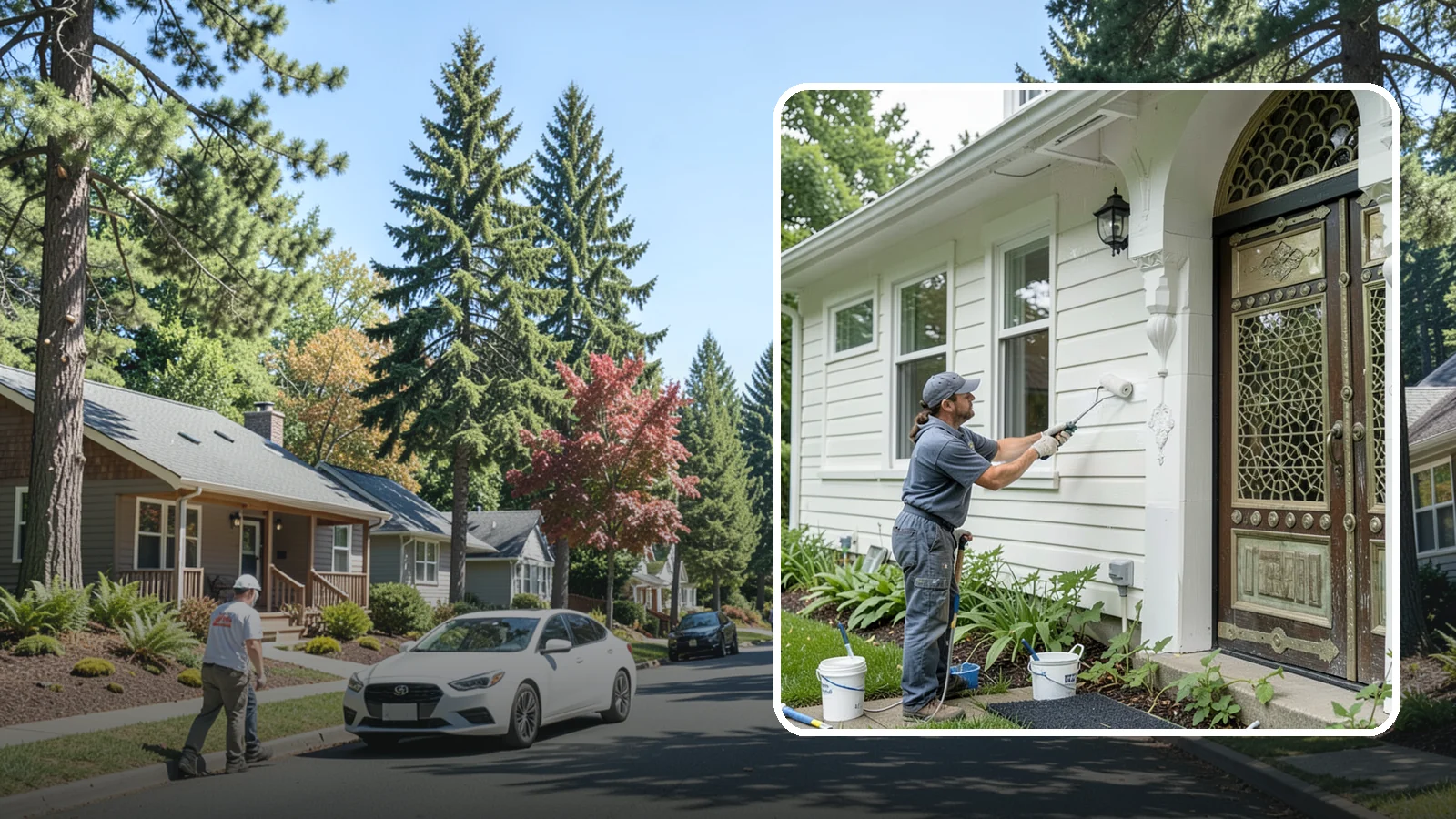 Exterior Painting in Orting, Pierce County, WA - Exterior painting protects and renews your home's siding, trim, and eaves against the wet Western Washington climate.