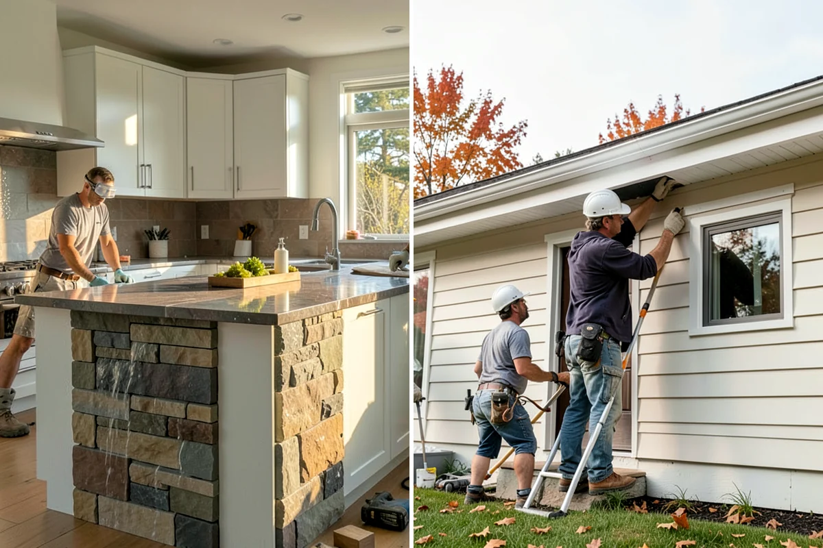 Exterior Painting in SeaTac, King County, WA - Pressure wash siding, trim, and soffits to remove dirt, mildew, and chalking