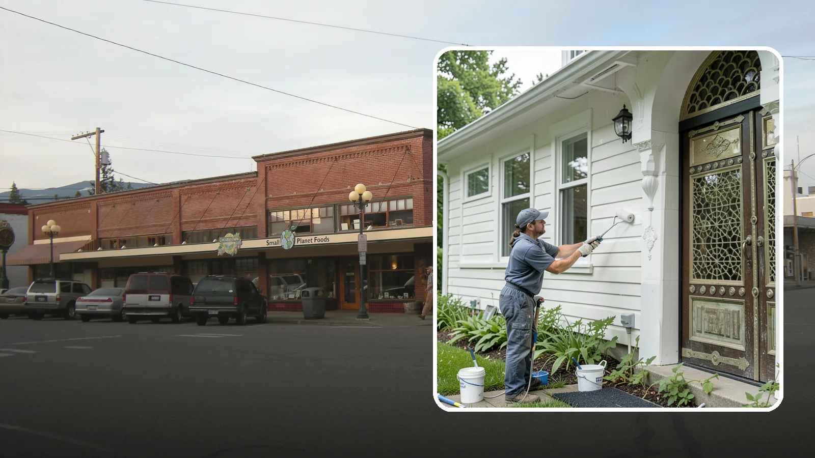 Exterior Painting in Sedro-Woolley, Skagit County, WA - Exterior painting protects and renews your home's siding, trim, and eaves against the wet Western Washington climate.