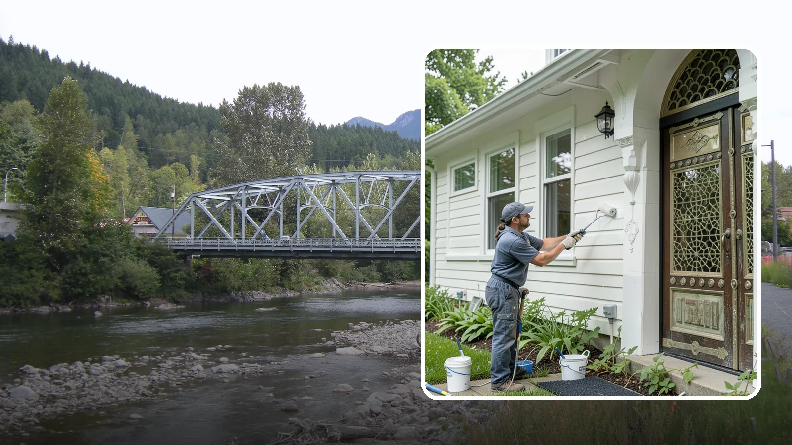 Exterior Painting in Skykomish, King County, WA - Exterior painting protects and renews your home's siding, trim, and eaves against the wet Western Washington climate.