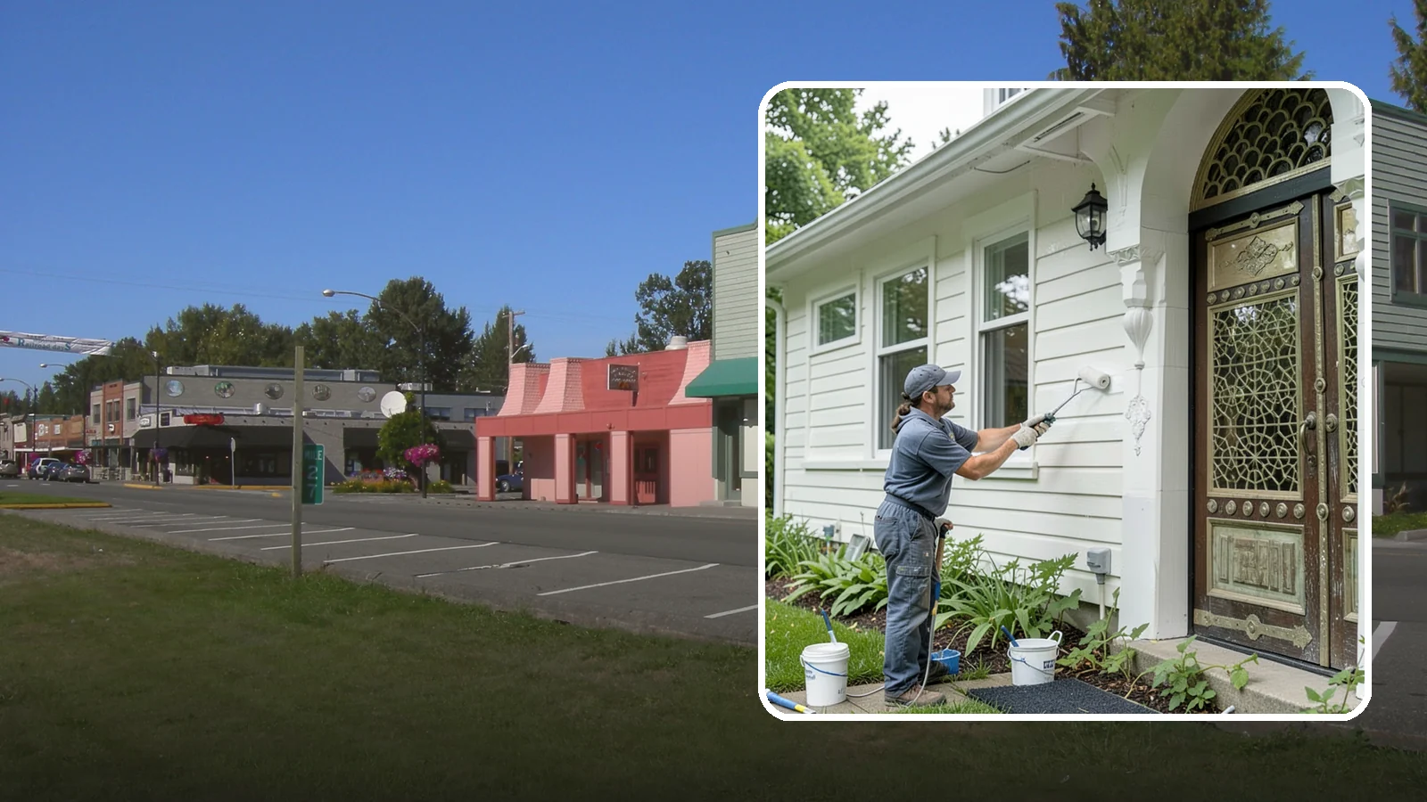 Exterior Painting in Snoqualmie, King County, WA - Exterior painting protects and renews your home's siding, trim, and eaves against the wet Western Washington climate.