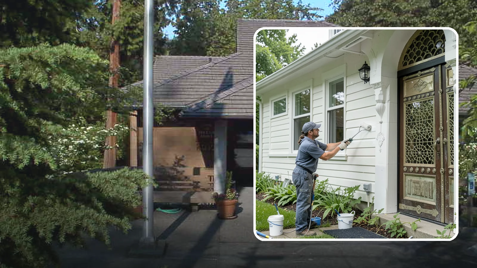 Exterior Painting in Yarrow Point, King County, WA - Exterior painting protects and renews your home's siding, trim, and eaves against the wet Western Washington climate.