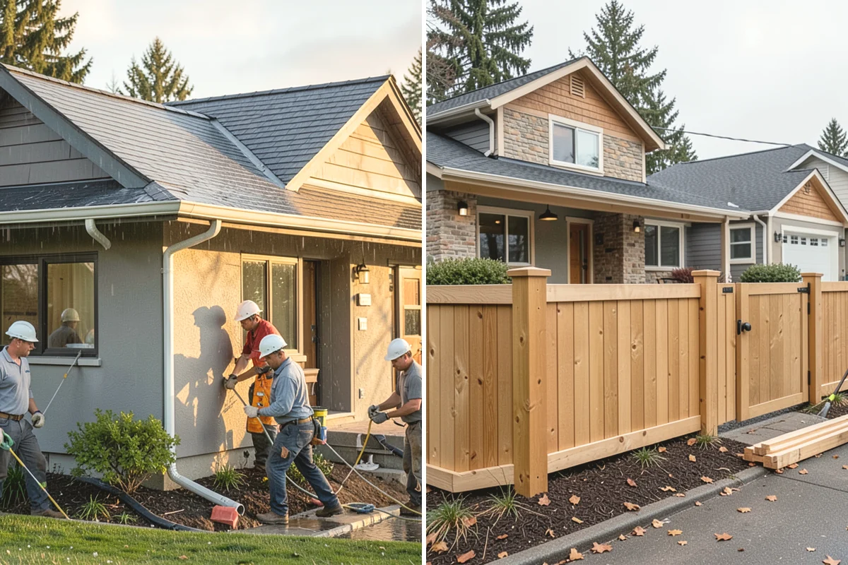 Exterior Renovation in Anacortes, Skagit County, WA - We inspect the exterior and note weather-related concerns