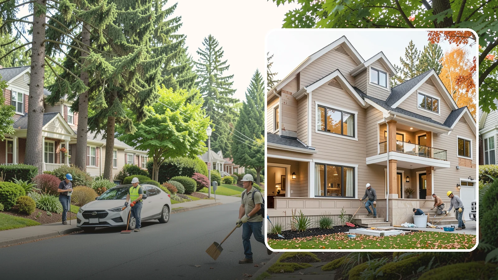 Exterior Renovation in Beaux Arts Village, King County, WA - Exterior renovation that boosts the curb appeal, weather protection, and durability of your Western Washington home.