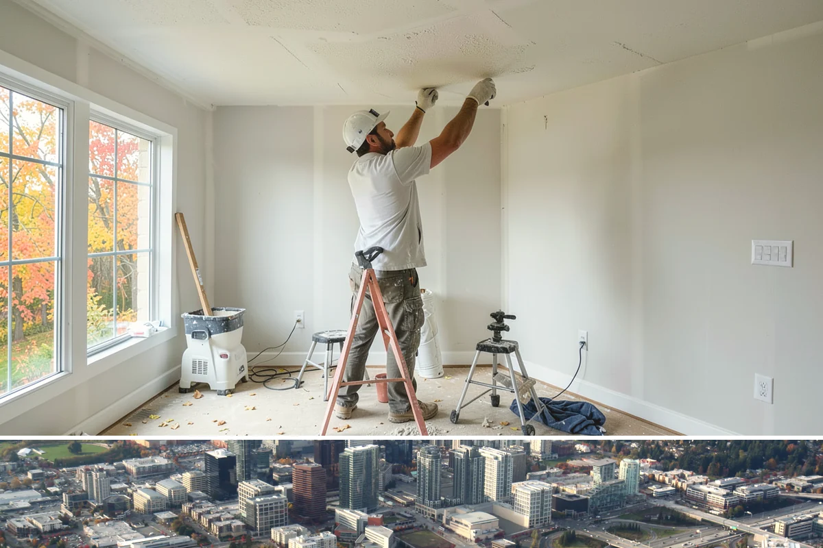 Exterior Renovation in Bellevue, King County, WA - Exterior renovation work is best scheduled for the drier stretch from late spring through early fall to protect the structure...