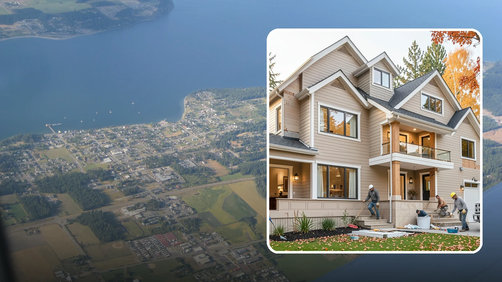 Exterior Renovation in Coupeville, Island County, WA - Exterior renovation that boosts the curb appeal, weather protection, and durability of your Western Washington home.
