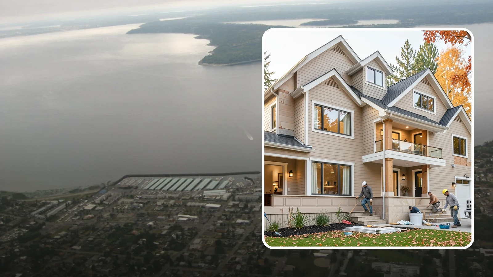 Exterior Renovation in Des Moines, King County, WA - Exterior renovation that boosts the curb appeal, weather protection, and durability of your Western Washington home.