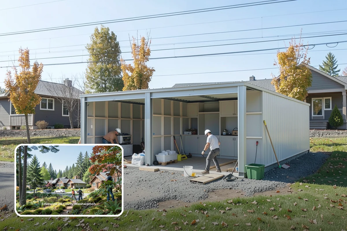 Exterior Renovation in Edgewood, Pierce County, WA - Enhanced curb appeal and a fresh exterior look