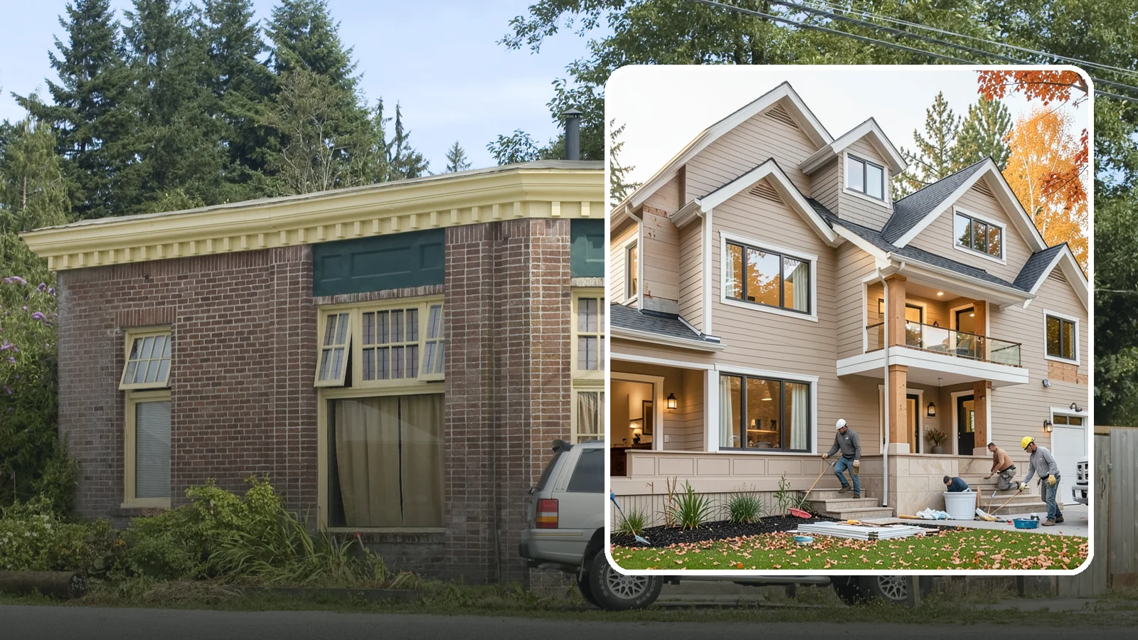 Exterior Renovation in Hamilton, Skagit County, WA - Exterior renovation that boosts the curb appeal, weather protection, and durability of your Western Washington home.