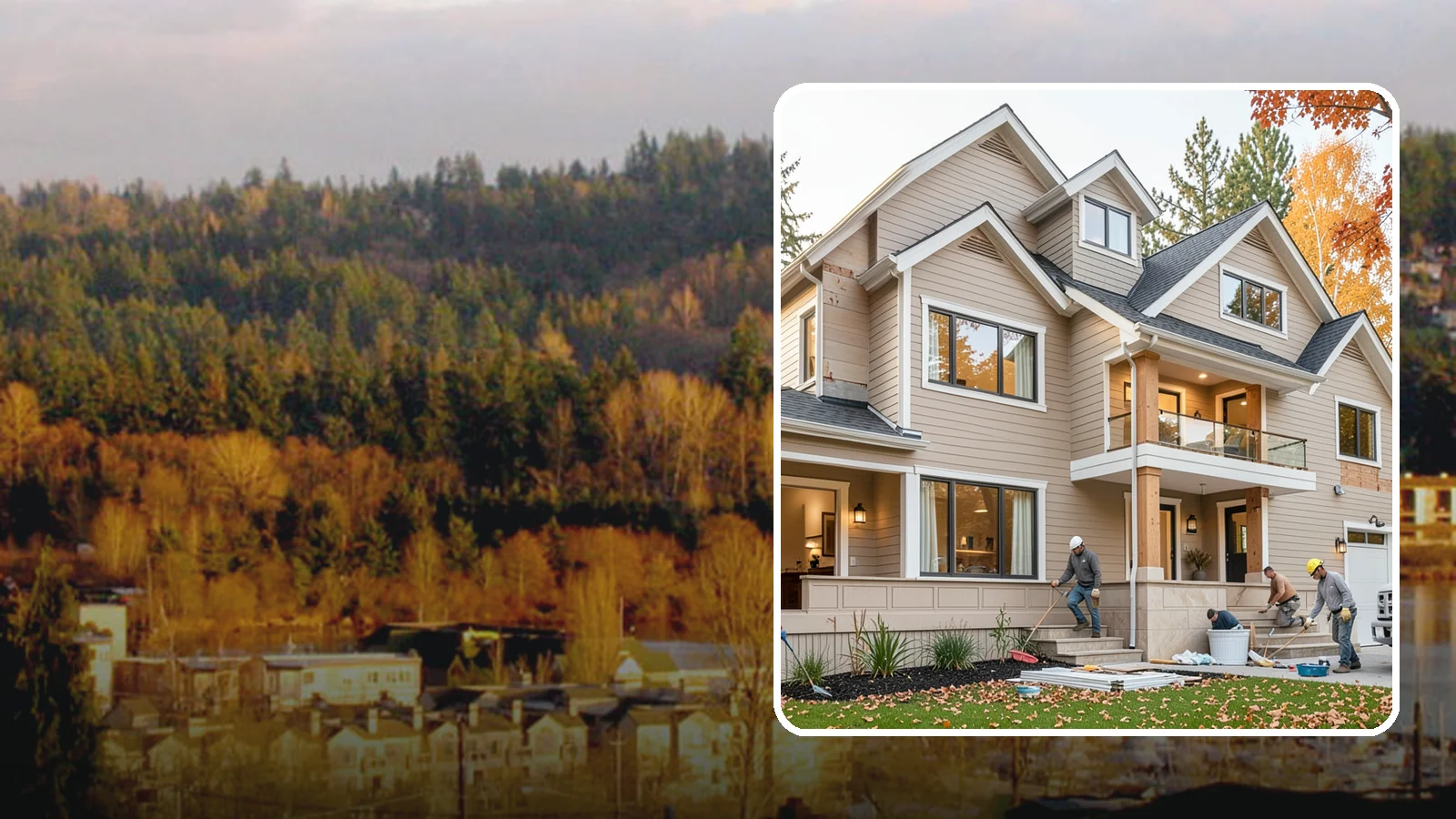 Exterior Renovation in Kenmore, King County, WA - Exterior renovation that boosts the curb appeal, weather protection, and durability of your Western Washington home.