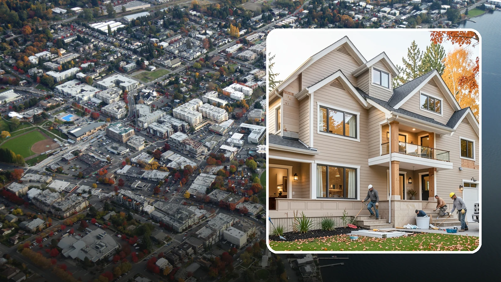 Exterior Renovation in Kirkland, King County, WA - Exterior renovation that boosts the curb appeal, weather protection, and durability of your Western Washington home.