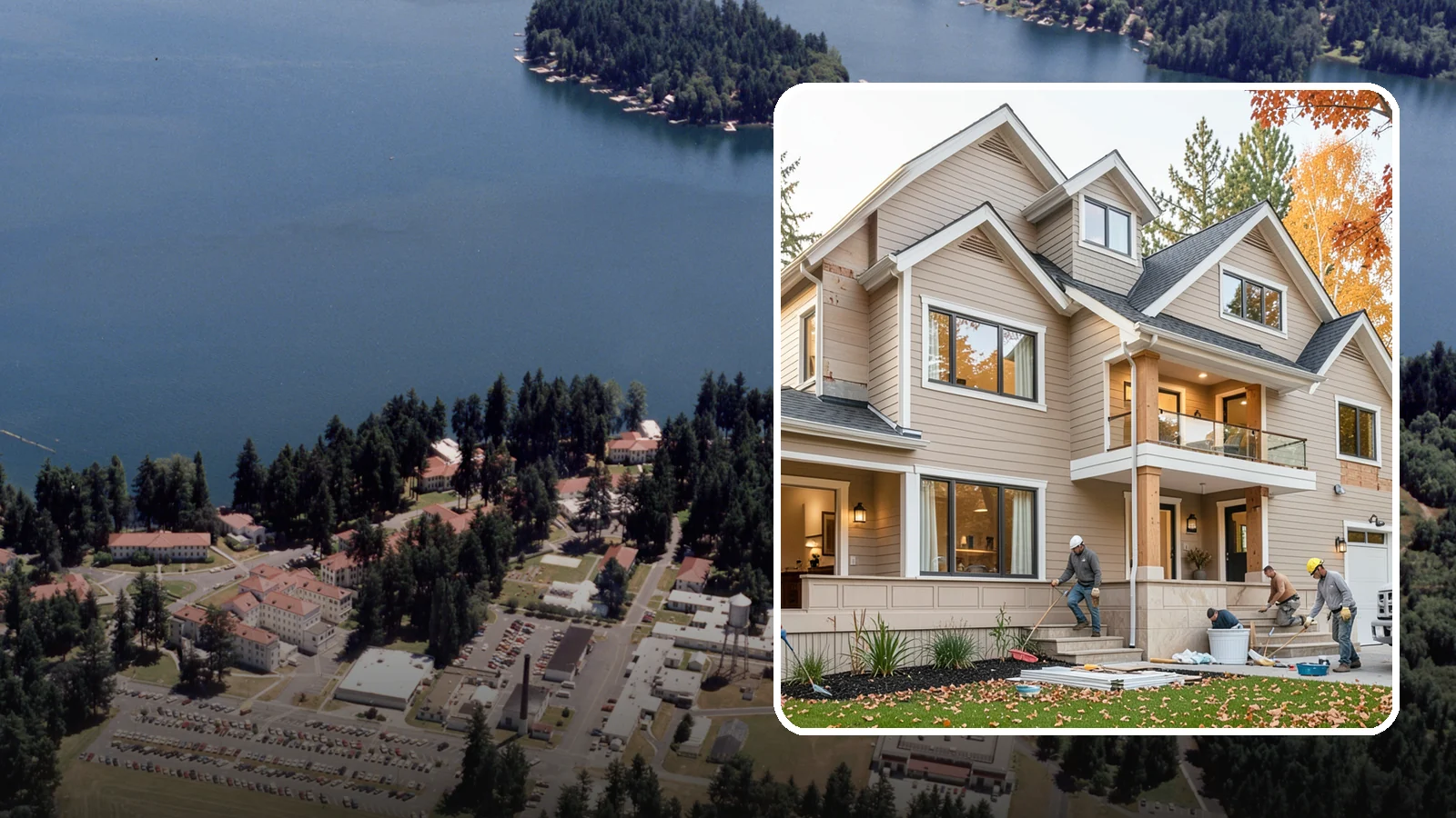 Exterior Renovation in Lakewood, Pierce County, WA - Exterior renovation that boosts the curb appeal, weather protection, and durability of your Western Washington home.