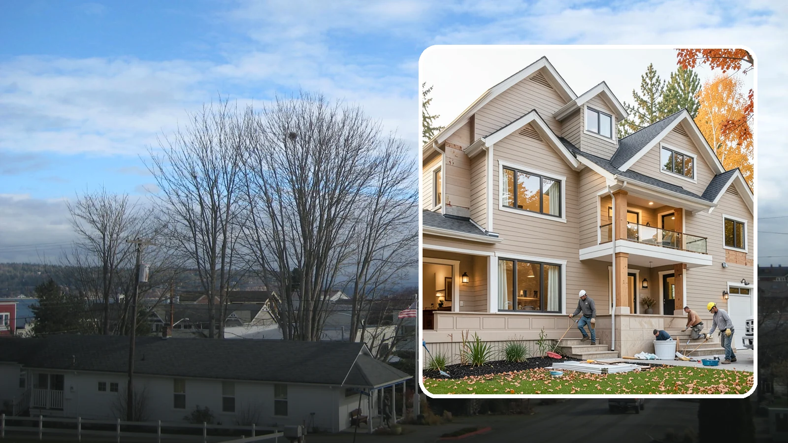 Exterior Renovation in Langley, Island County, WA - Exterior renovation that boosts the curb appeal, weather protection, and durability of your Western Washington home.
