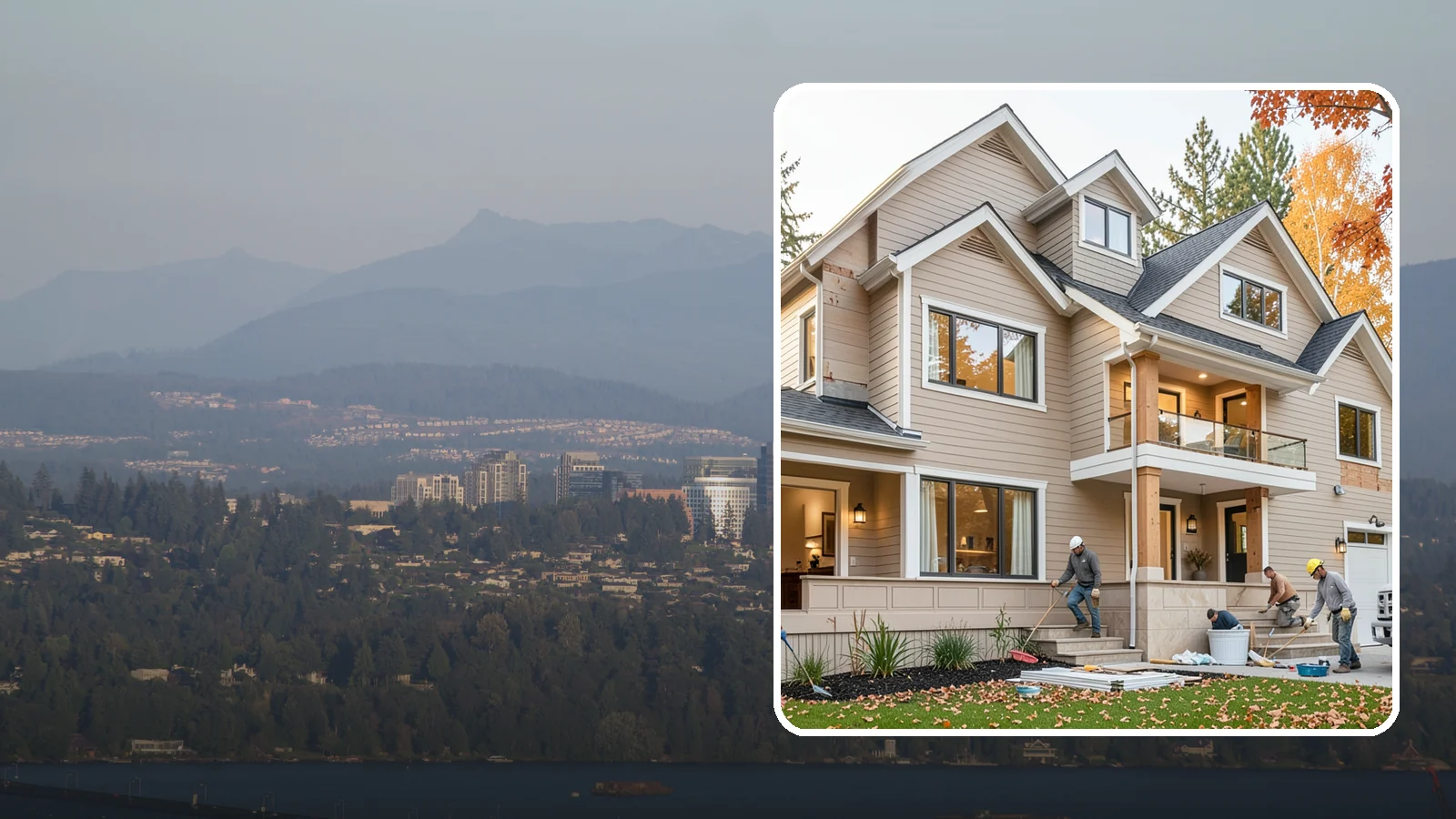 Exterior Renovation in Medina, King County, WA - Exterior renovation that boosts the curb appeal, weather protection, and durability of your Western Washington home.