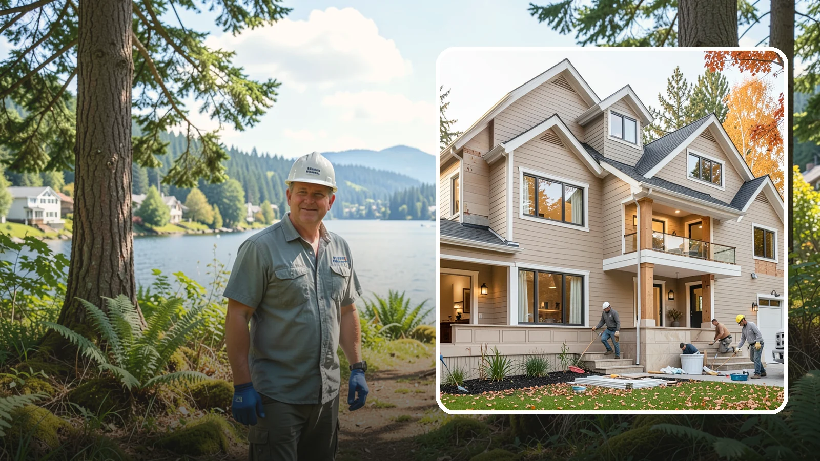 Exterior Renovation in Milton, King County, WA - Exterior renovation that boosts the curb appeal, weather protection, and durability of your Western Washington home.