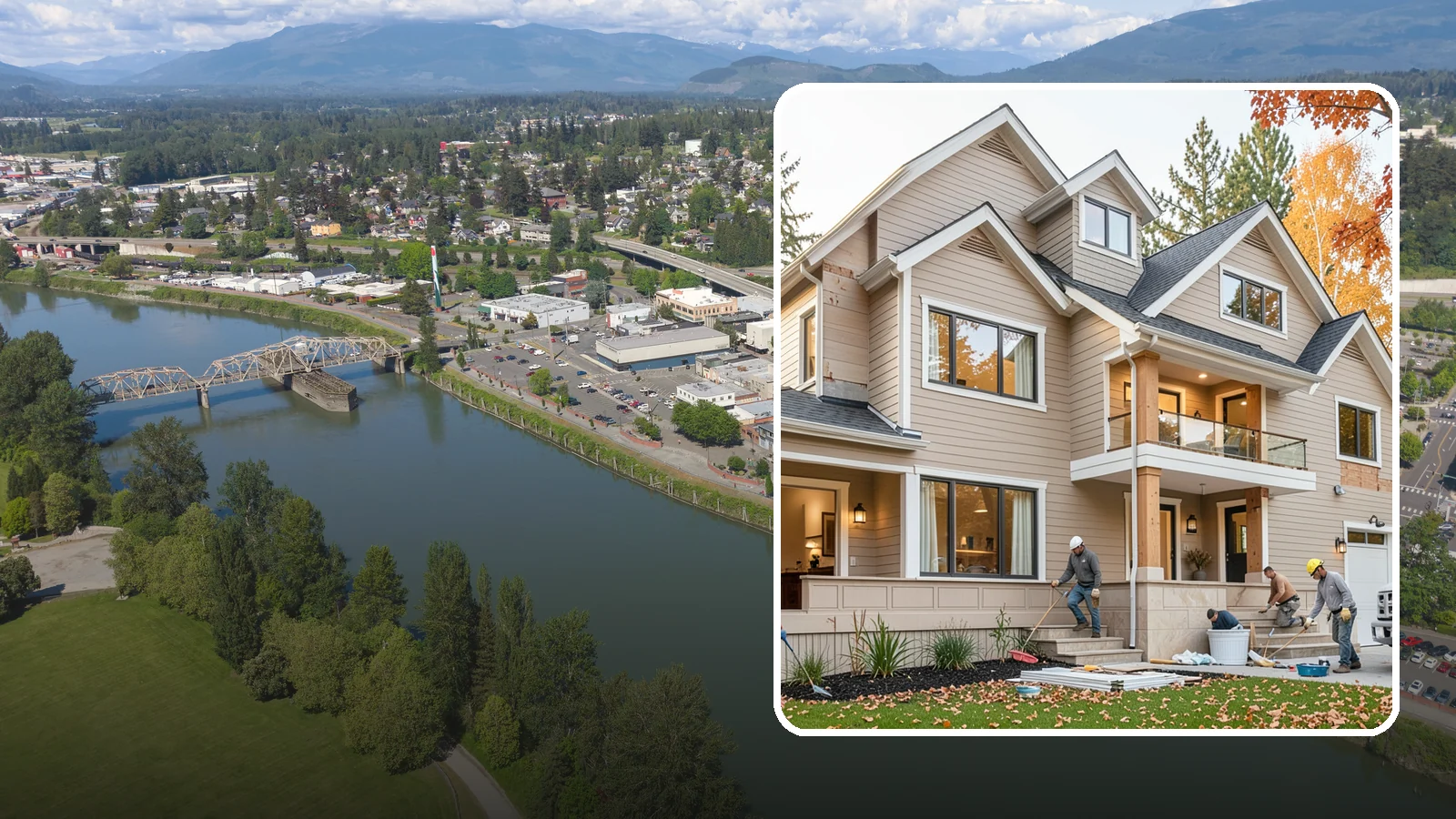 Exterior Renovation in Mount Vernon, Skagit County, WA - Exterior renovation that boosts the curb appeal, weather protection, and durability of your Western Washington home.