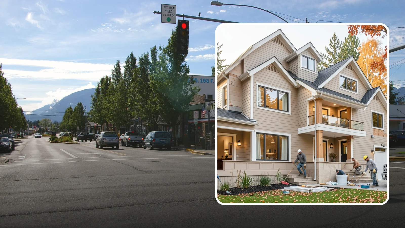 Exterior Renovation in North Bend, King County, WA - Exterior renovation that boosts the curb appeal, weather protection, and durability of your Western Washington home.