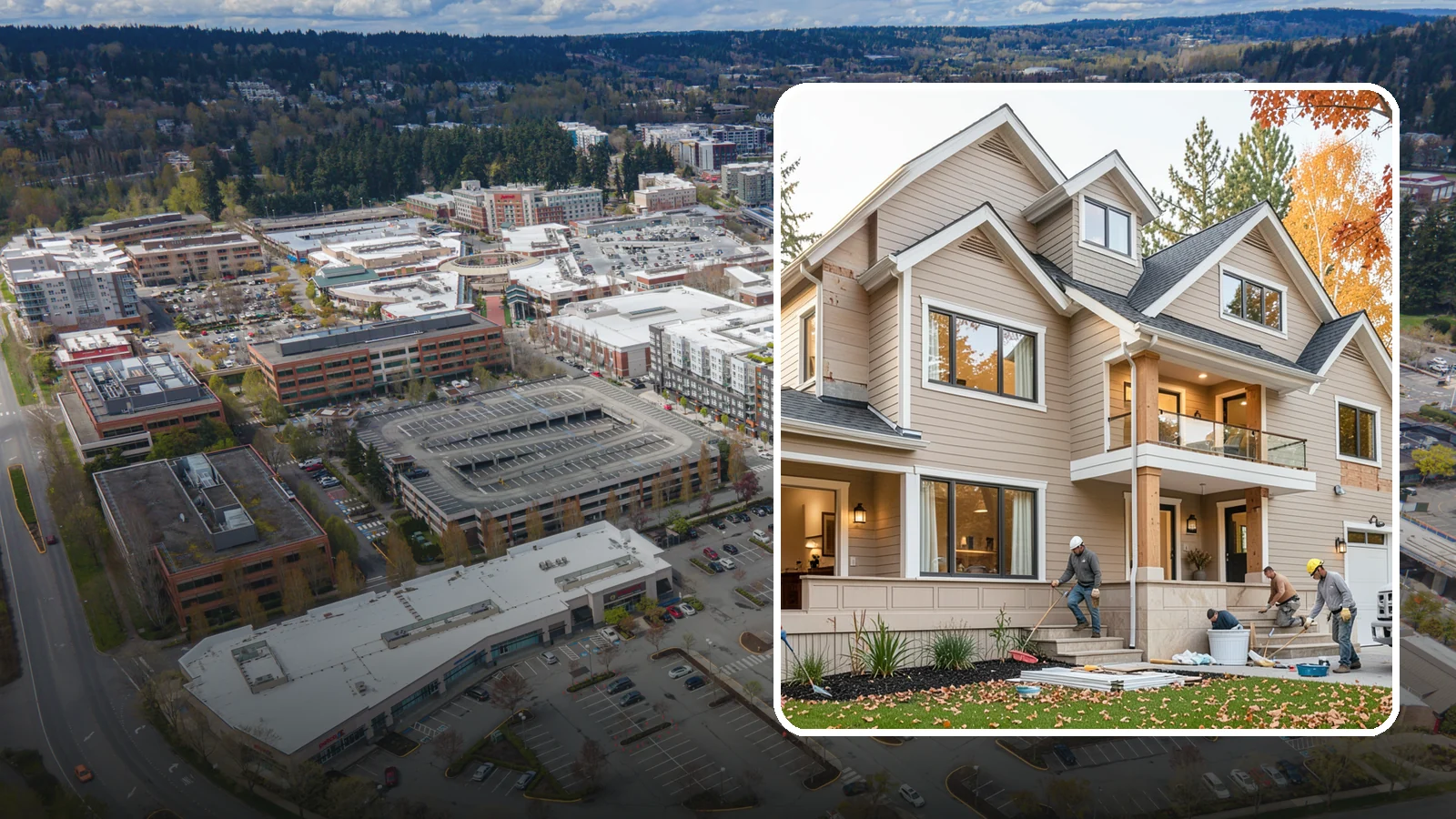 Exterior Renovation in Redmond, King County, WA - Exterior renovation that boosts the curb appeal, weather protection, and durability of your Western Washington home.