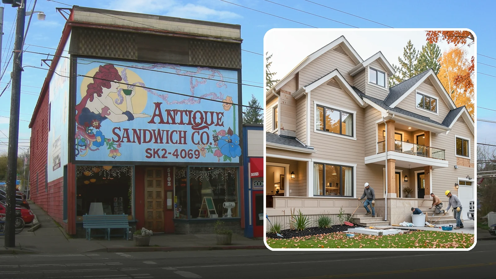 Exterior Renovation in Ruston, Pierce County, WA - Exterior renovation that boosts the curb appeal, weather protection, and durability of your Western Washington home.