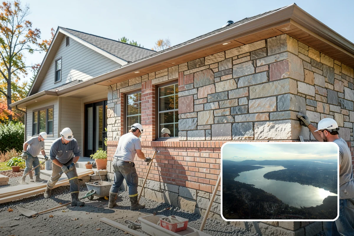 Exterior Renovation in Sammamish, King County, WA - Enhanced curb appeal and a fresh exterior look