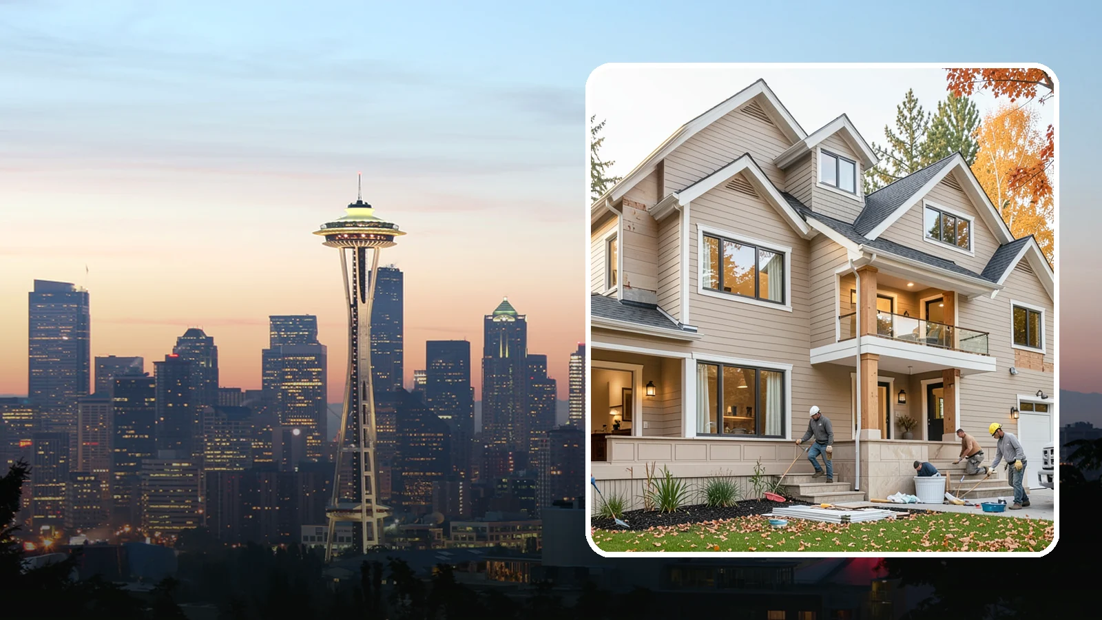 Exterior Renovation in Seattle, King County, WA - Exterior renovation that boosts the curb appeal, weather protection, and durability of your Western Washington home.