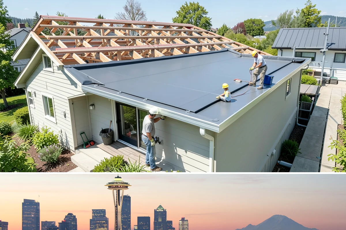 Exterior Renovation in Seattle, King County, WA - Exterior renovation work is best scheduled for the drier stretch from late spring through early fall to protect the structure...