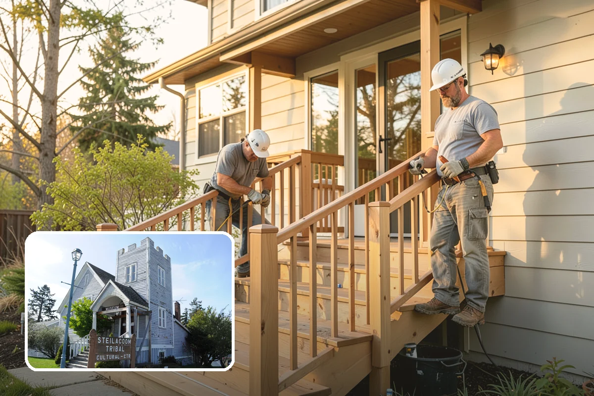 Exterior Renovation in Steilacoom, Pierce County, WA - Enhanced curb appeal and a fresh exterior look