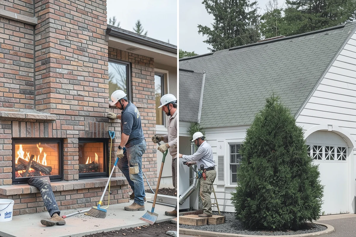 Exterior Trim Installation in Beaux Arts Village, King County, WA - Plan trim layout and select materials