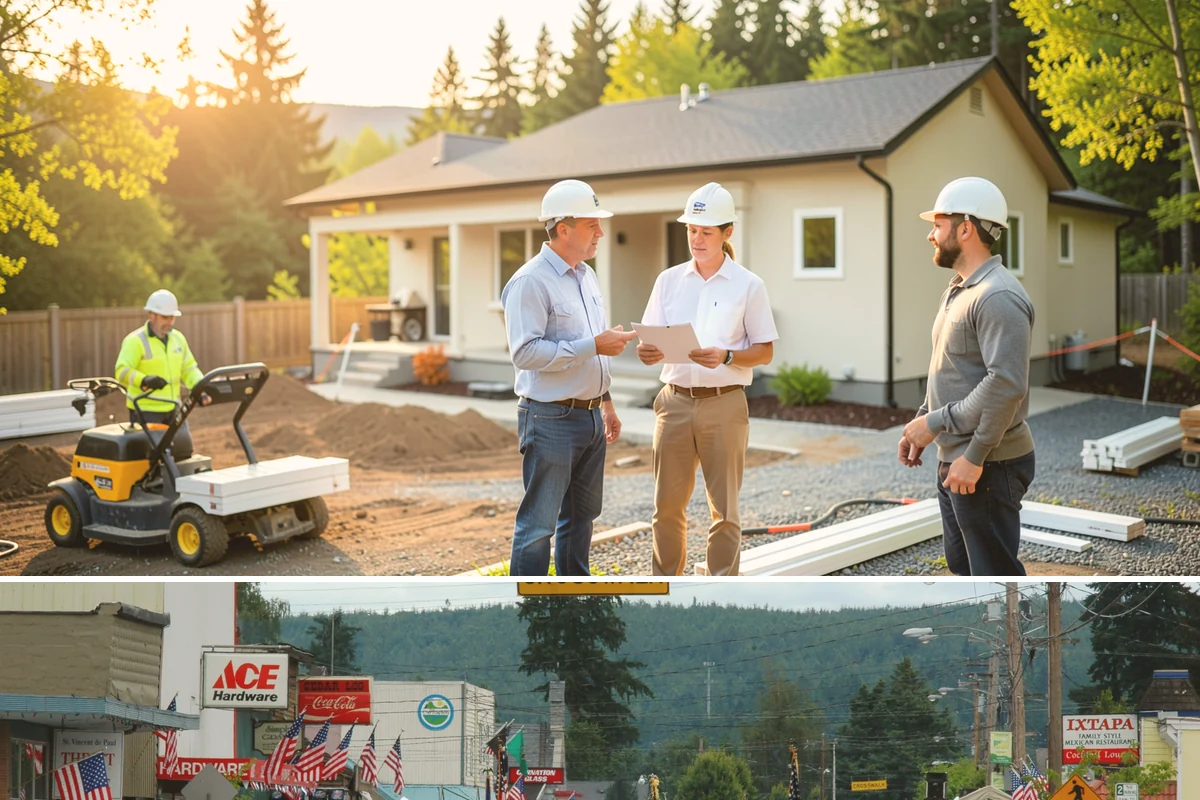 Exterior Trim Installation in Carnation, King County, WA - Dry, mild weather from late spring to early fall is ideal for install and finishing.