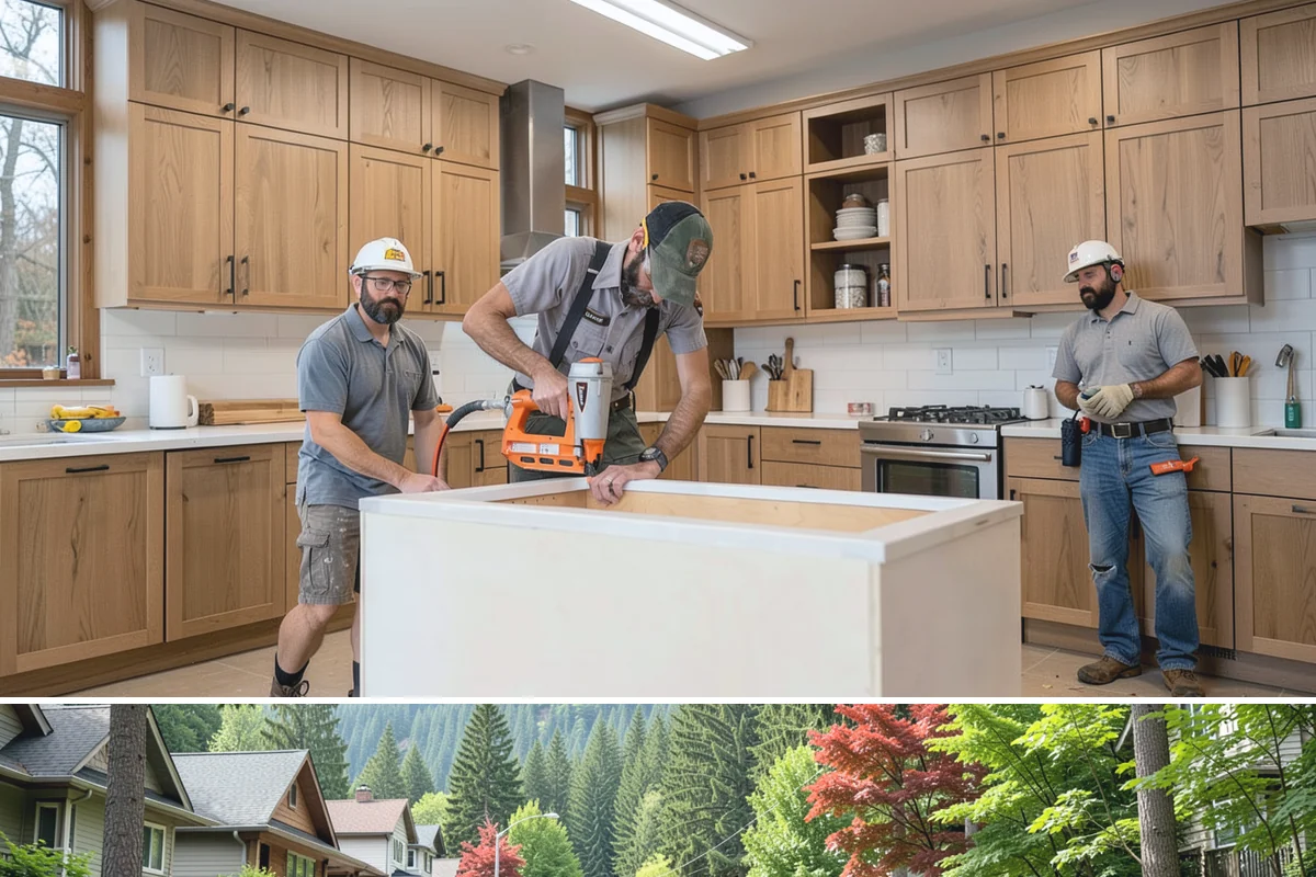 Exterior Trim Installation in Darrington, Snohomish County, WA - Dry, mild weather from late spring to early fall is ideal for install and finishing.