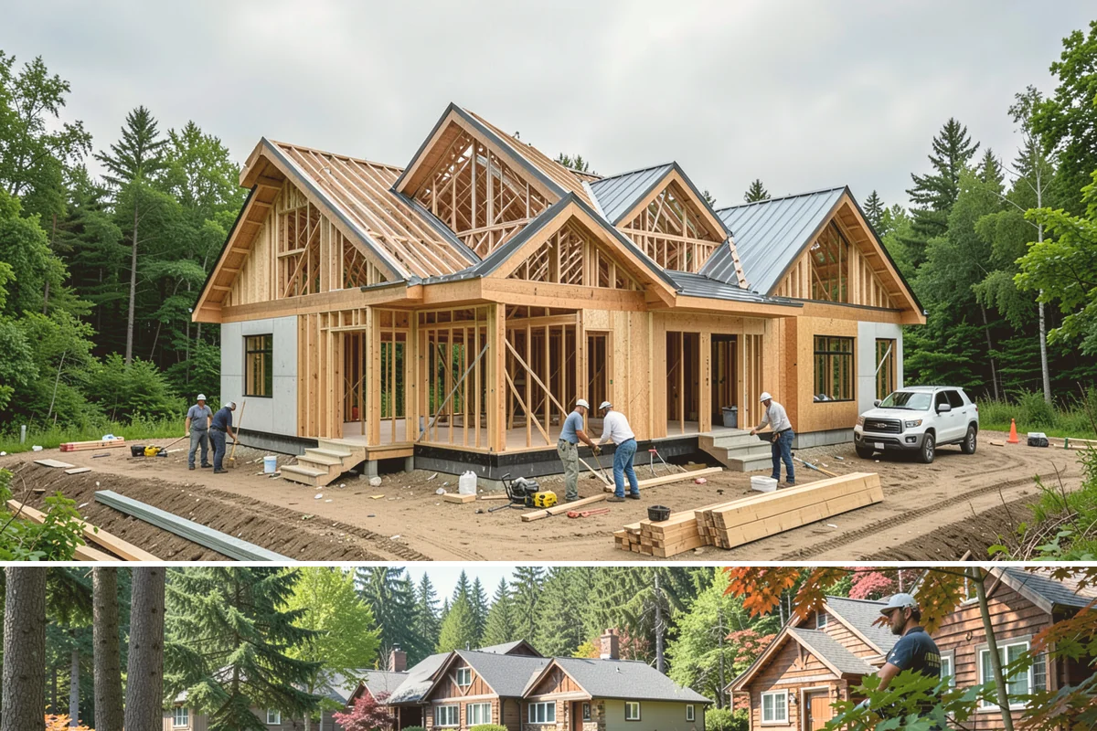 Exterior Trim Installation in Edgewood, Pierce County, WA - Dry, mild weather from late spring to early fall is ideal for install and finishing.