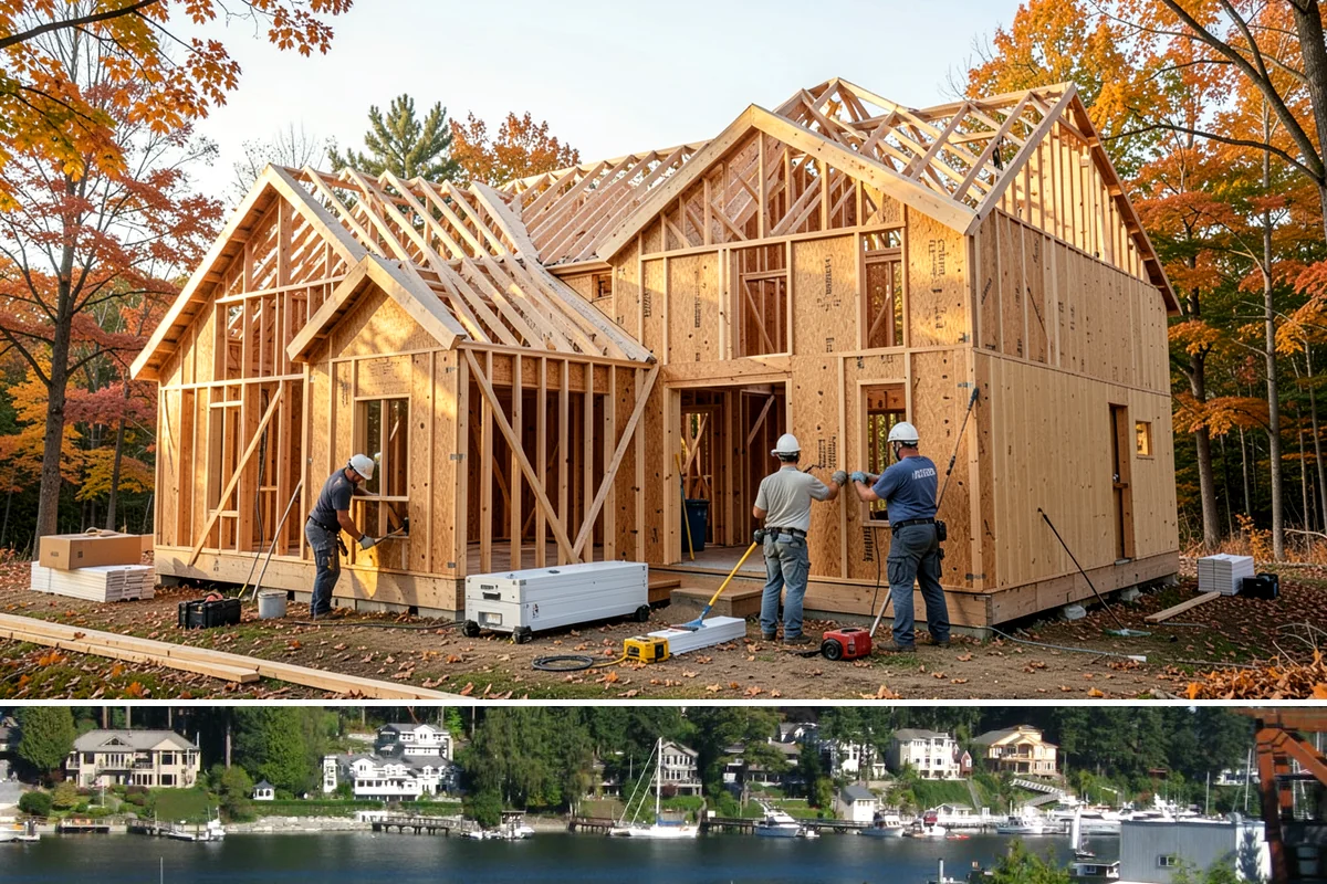 Exterior Trim Installation in Gig Harbor, Pierce County, WA - Dry, mild weather from late spring to early fall is ideal for install and finishing.