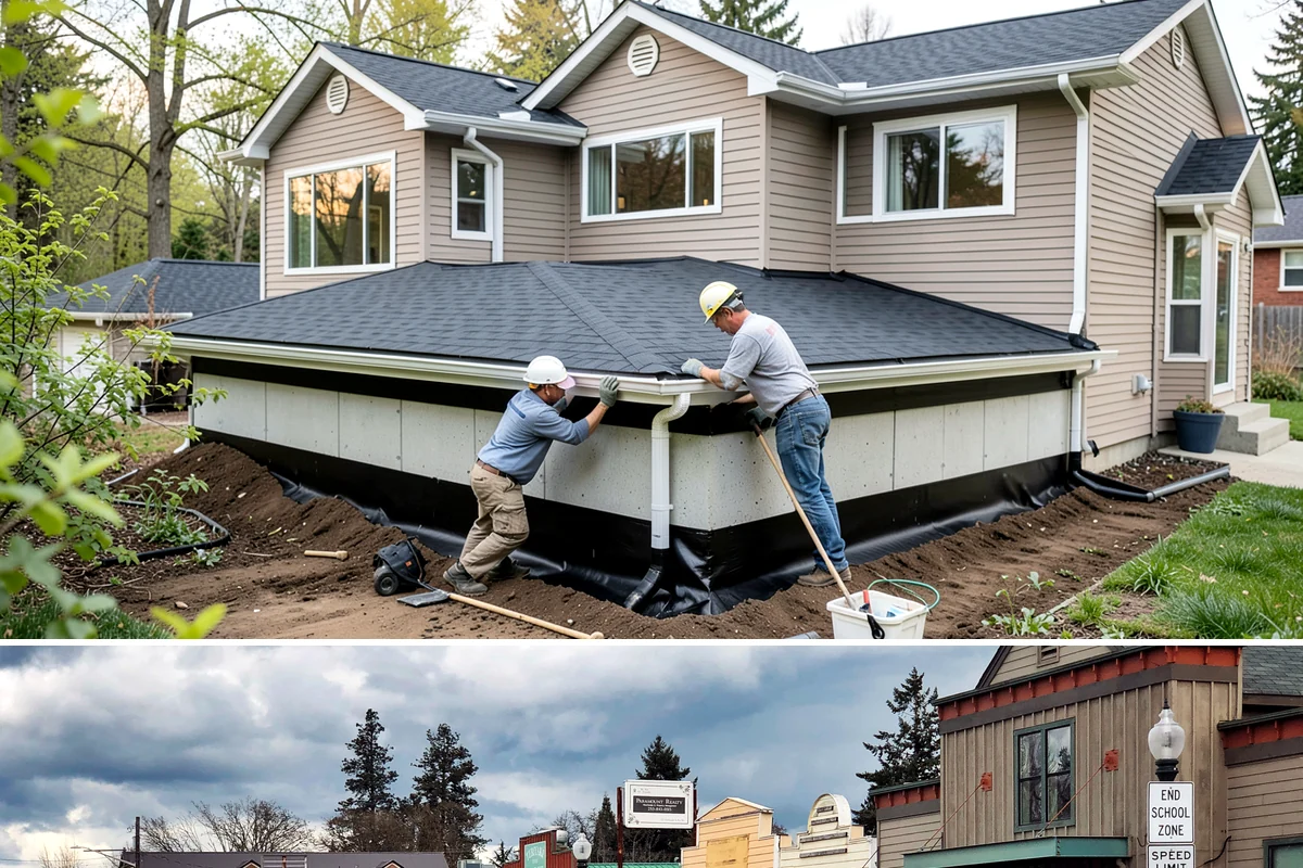 Exterior Trim Installation in Roy, Pierce County, WA - Dry, mild weather from late spring to early fall is ideal for install and finishing.