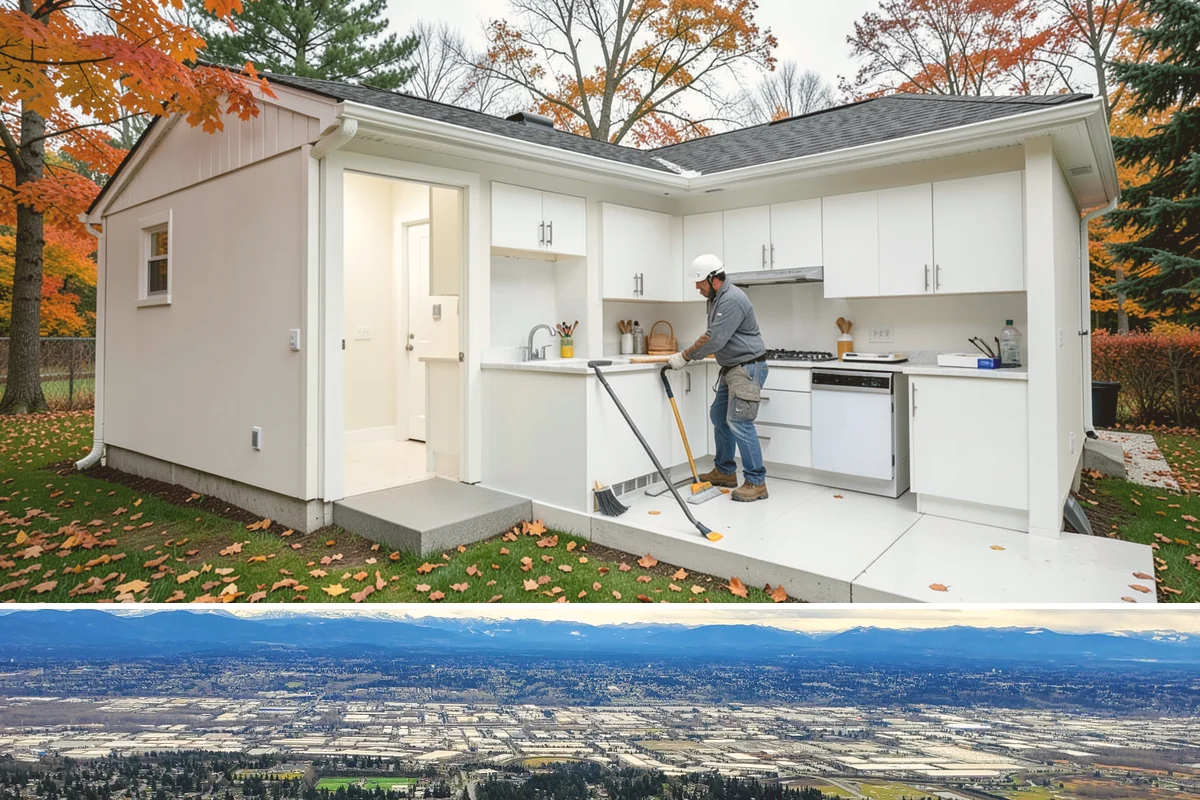 Exterior Trim Installation in SeaTac, King County, WA - Dry, mild weather from late spring to early fall is ideal for install and finishing.