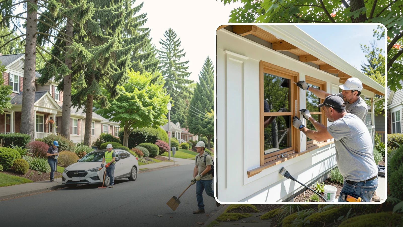 Exterior Trim Painting in Beaux Arts Village, King County, WA - Exterior trim painting renews the fascia, soffits, corners, and window casings that outline your home.