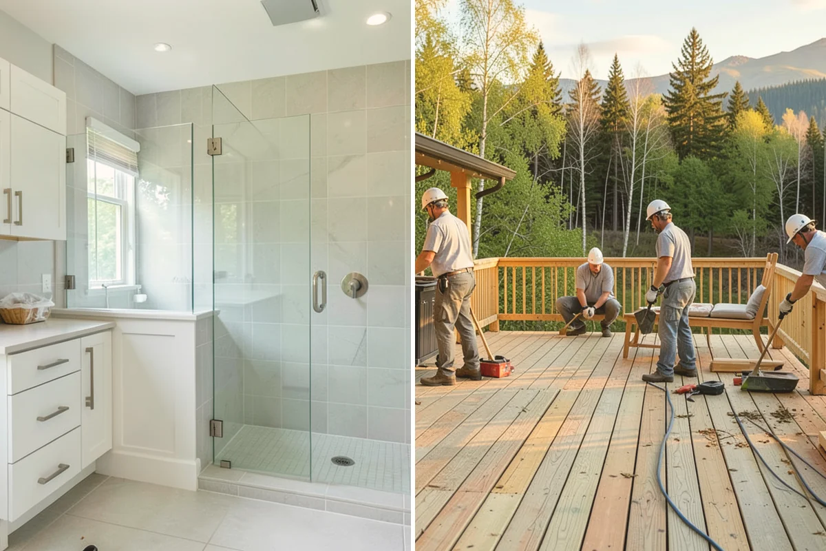 Exterior Trim Painting in Bellevue, King County, WA - Wash and scrape the trim, fascia, and soffits