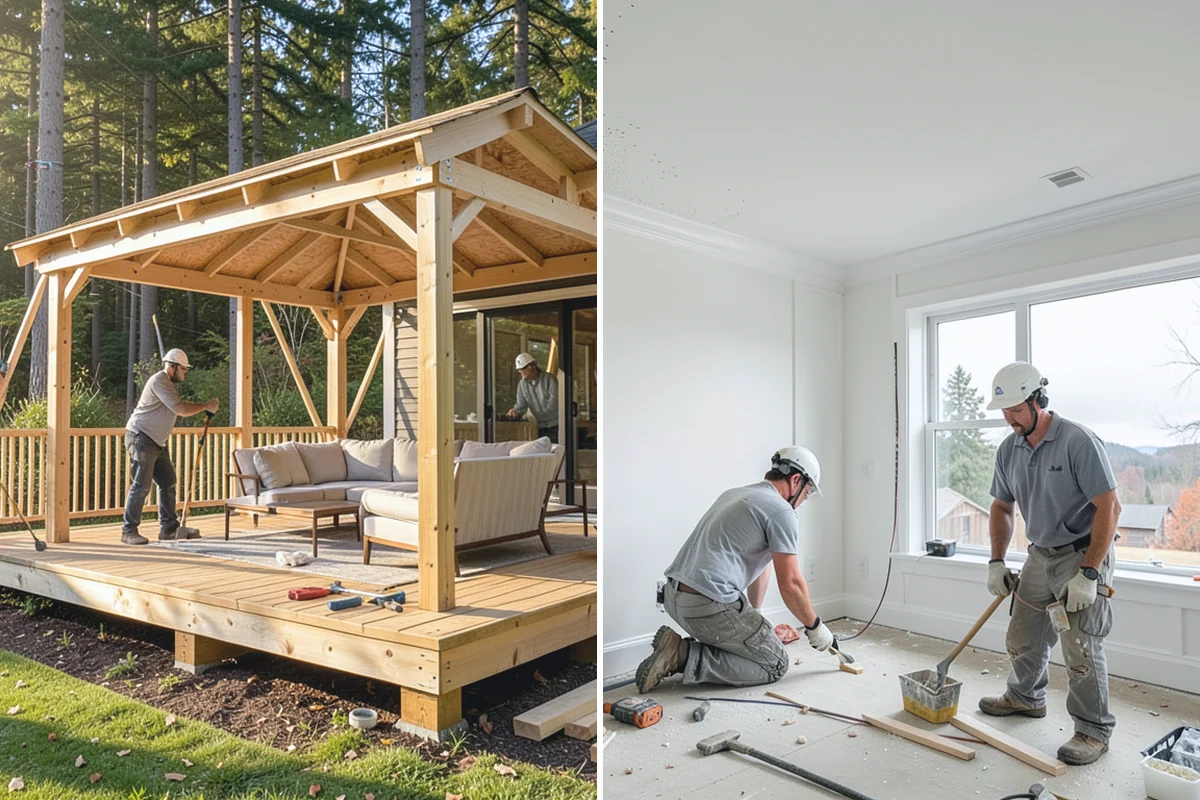 Exterior Trim Painting in Bonney Lake, Pierce County, WA - Wash and scrape the trim, fascia, and soffits