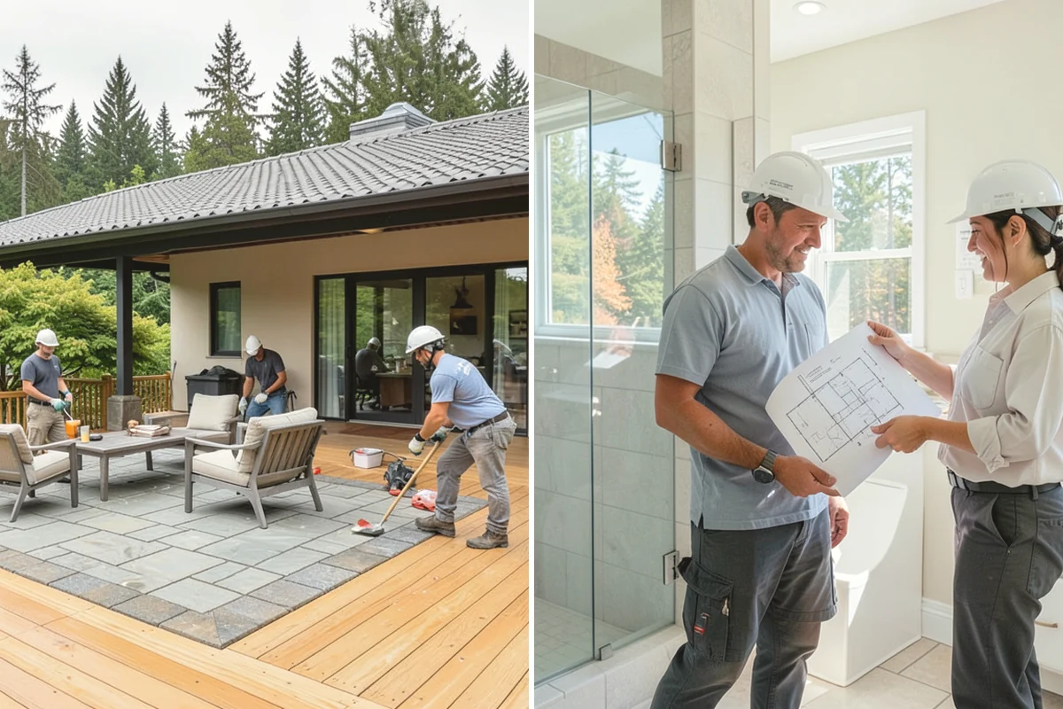 Exterior Trim Painting in Carnation, King County, WA - Wash and scrape the trim, fascia, and soffits