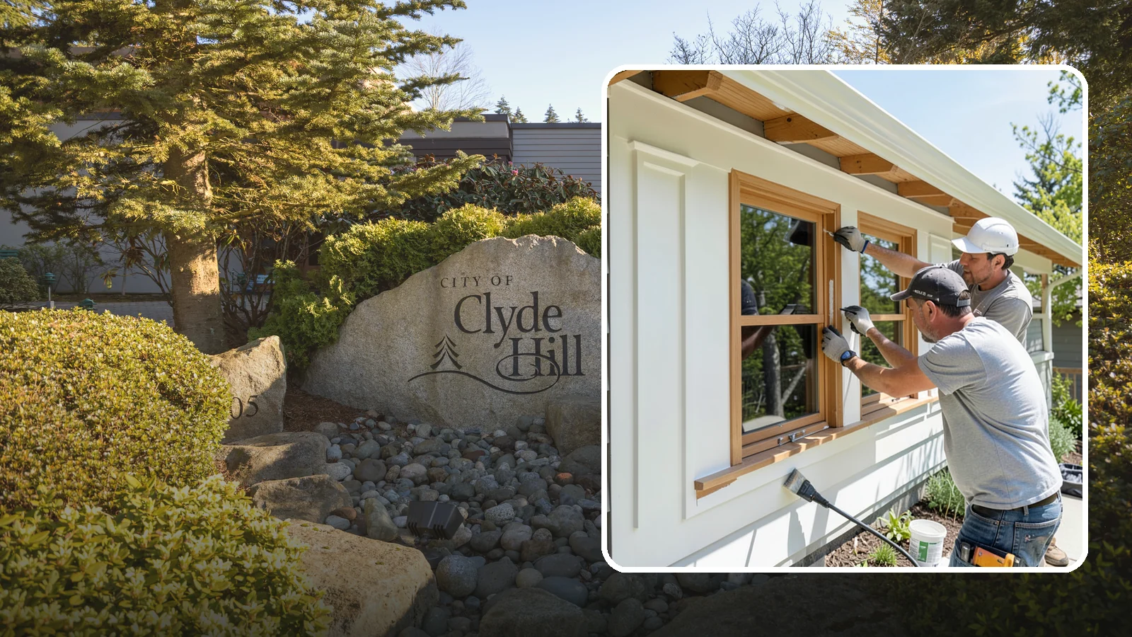 Exterior Trim Painting in Clyde Hill, King County, WA - Exterior trim painting renews the fascia, soffits, corners, and window casings that outline your home.